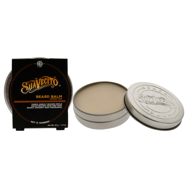 Suavecito Beard Balm - Whiskey Bar by Suavecito for Men - 2 oz Balm