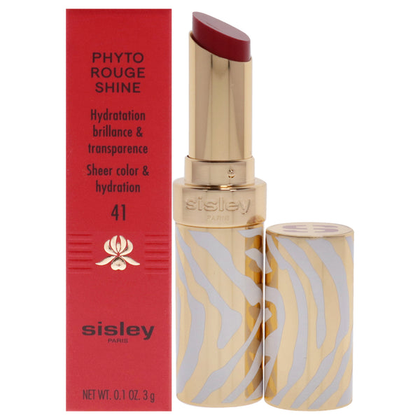 Sisley Phyto-Rouge Shine Lipstick - 41 Sheer Red Love by Sisley for Women - 0.1 oz Lipstick