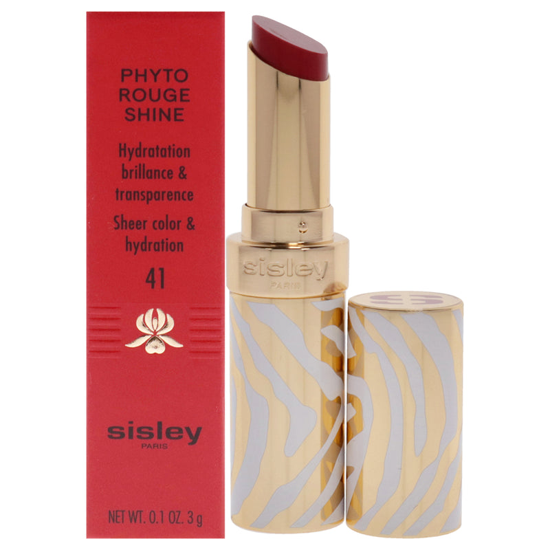 Sisley Phyto-Rouge Shine Lipstick - 41 Sheer Red Love by Sisley for Women - 0.1 oz Lipstick