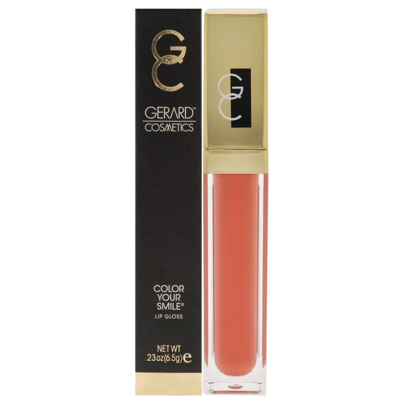 Gerard Cosmetic Color your Smile Lighted Lip Gloss - Salmon by Gerard Cosmetic for Women - 0.23 oz Lip Gloss
