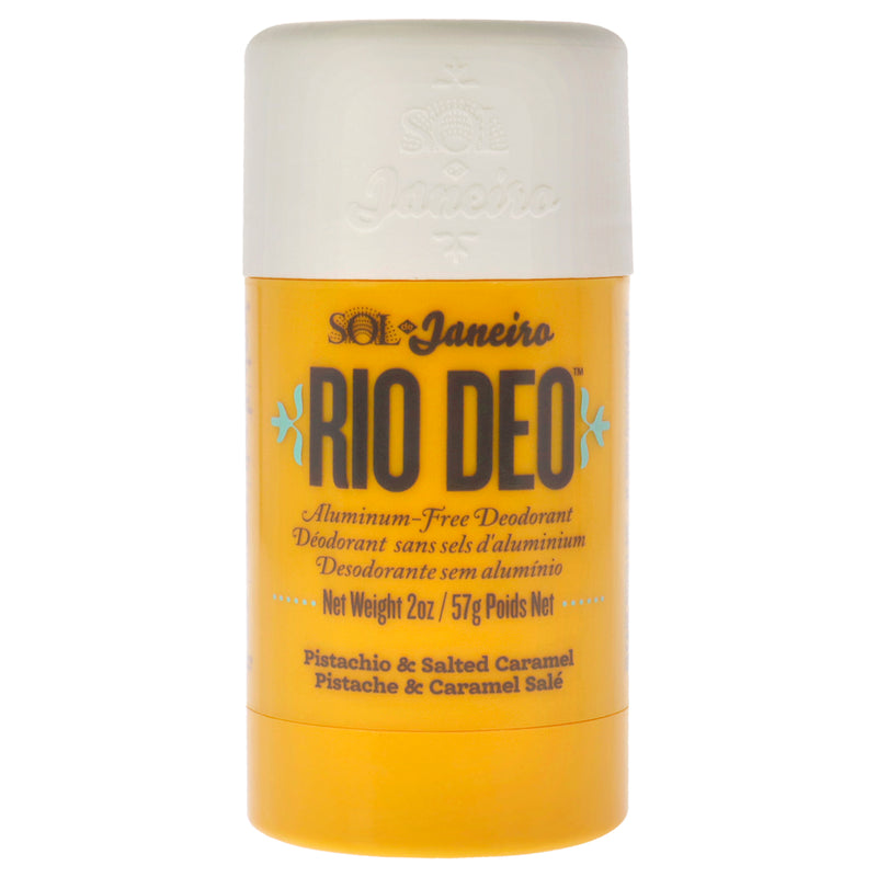 Sol de Janeiro Rio Deo Aluminum-Free Deodorant - 62 Pistachio and Salted Caramel by Sol de Janeiro for Unisex - 2 oz Deodorant Stick