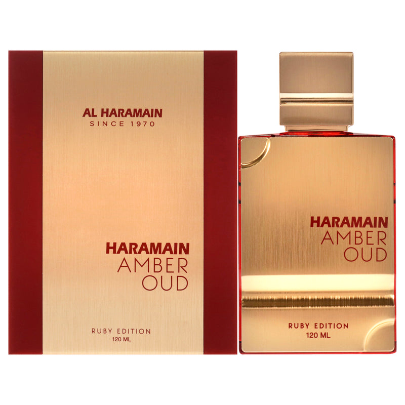 Al Haramain Amber Oud - Ruby Edition by Al Haramain for Unisex - 4 oz EDP Spray