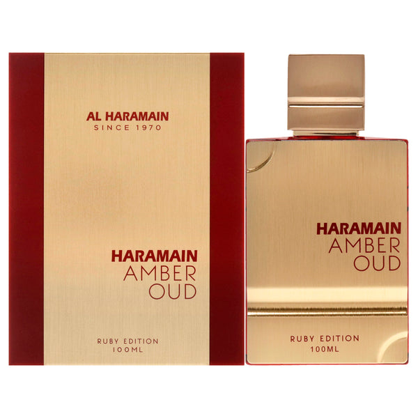 Al Haramain Amber Oud - Ruby Edition by Al Haramain for Unisex - 3.4 oz EDP Spray