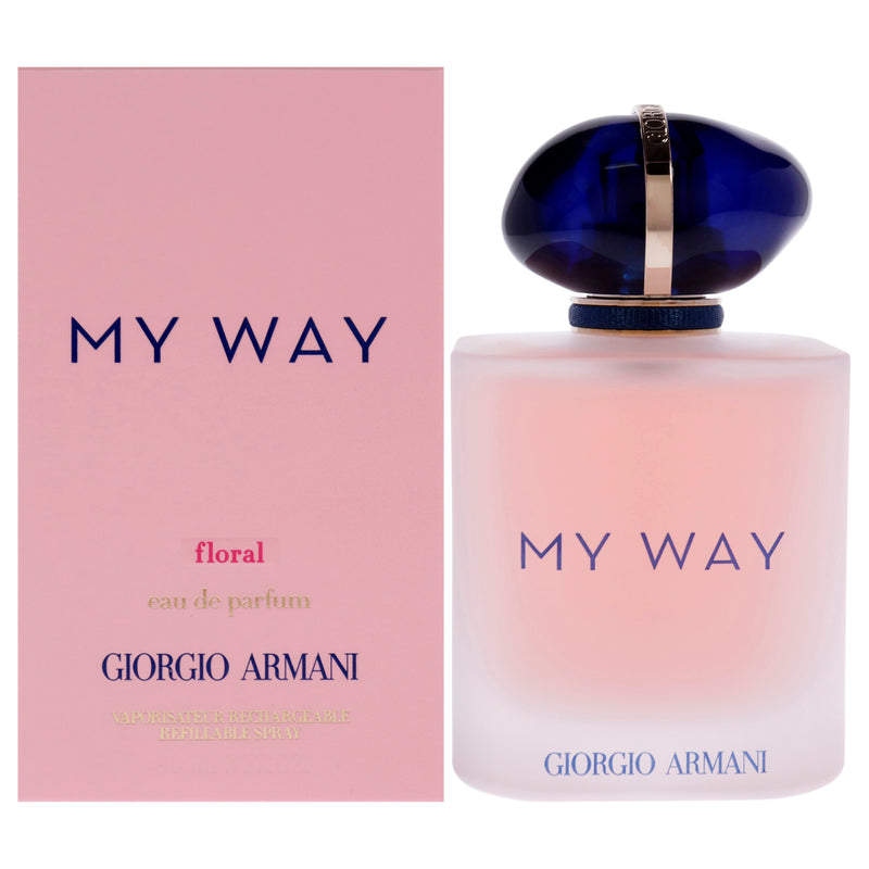 Giorgio Armani My Way Floral by Giorgio Armani for Women - 3 oz EDP Spray (Refillable)