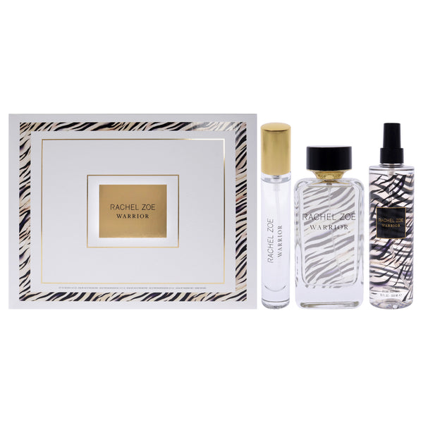 Rachel Zoe Rachel Zoe Warrior 2023 by Rachel Zoe for Women - 3 Pc Gift Set 3.4oz EDP Spray, 0.34oz EDP Spray, 10oz Fragrance Mist