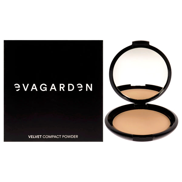 Evagarden Velvet Compact Powder - 805 Pink Champagne by Evagarden for Women - 0.35 oz Powder