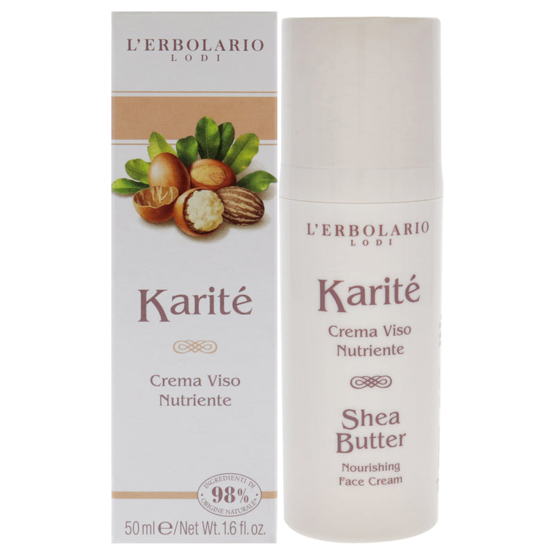 LErbolario Shea Butter Nourishing Face Cream by LErbolario for Unisex - 1.6 oz Cream