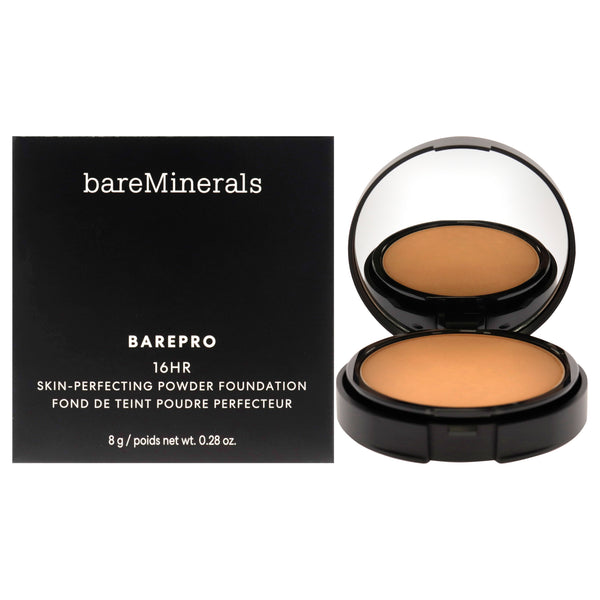 BareMinerals Barepro 16HR Skin Perfecting Powder Foundation - 40 Medium Deep Warm by bareMinerals for Women - 0.28 oz Foundation