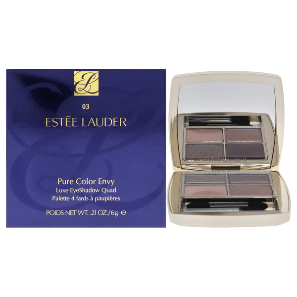 Estee Lauder Pure Color Envy Luxe Eyeshadow Quad - 03 Aubergine Dream by Estee Lauder for Women - 0.28 oz Eye Shadow