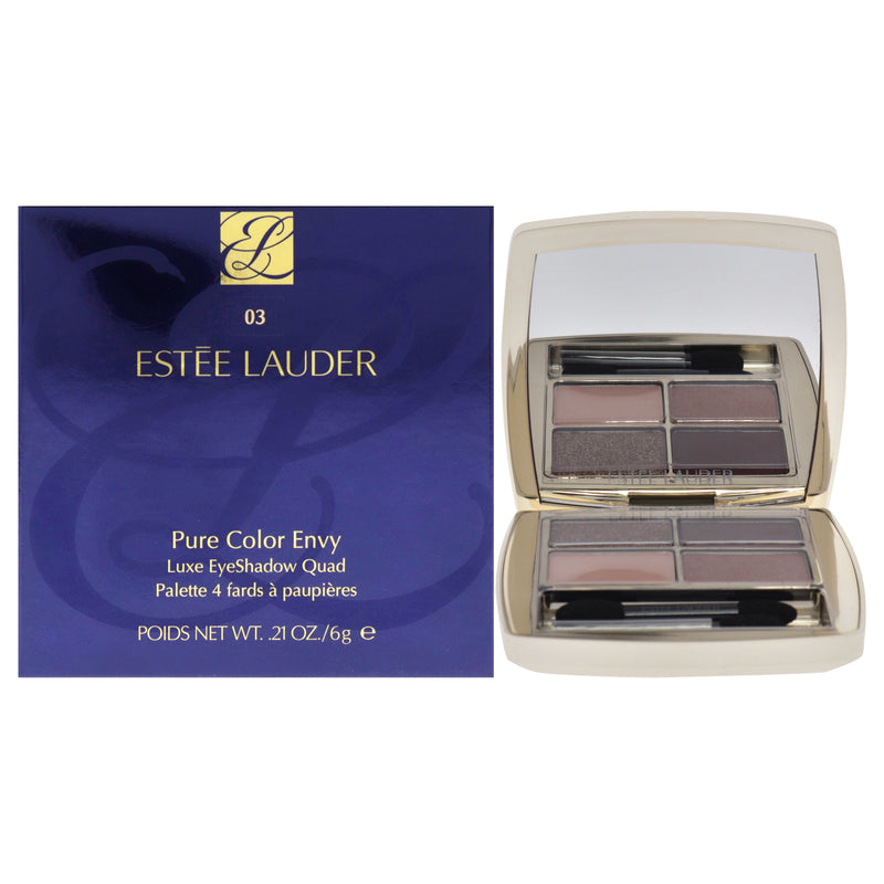 Estee Lauder Pure Color Envy Luxe Eyeshadow Quad - 03 Aubergine Dream by Estee Lauder for Women - 0.28 oz Eye Shadow