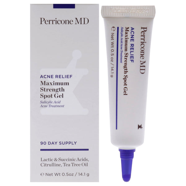 Perricone MD Acne Relief Maximum Strength Spot Gel by Perricone MD for Unisex - 0.5 oz Gel