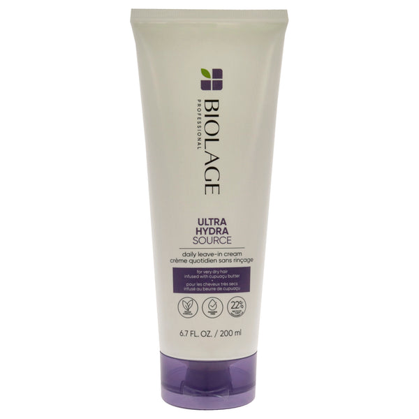 Matrix Biolage Ultra Hydra Source Leave in Cream by Matrix for Unisex - 6.7 oz Cream