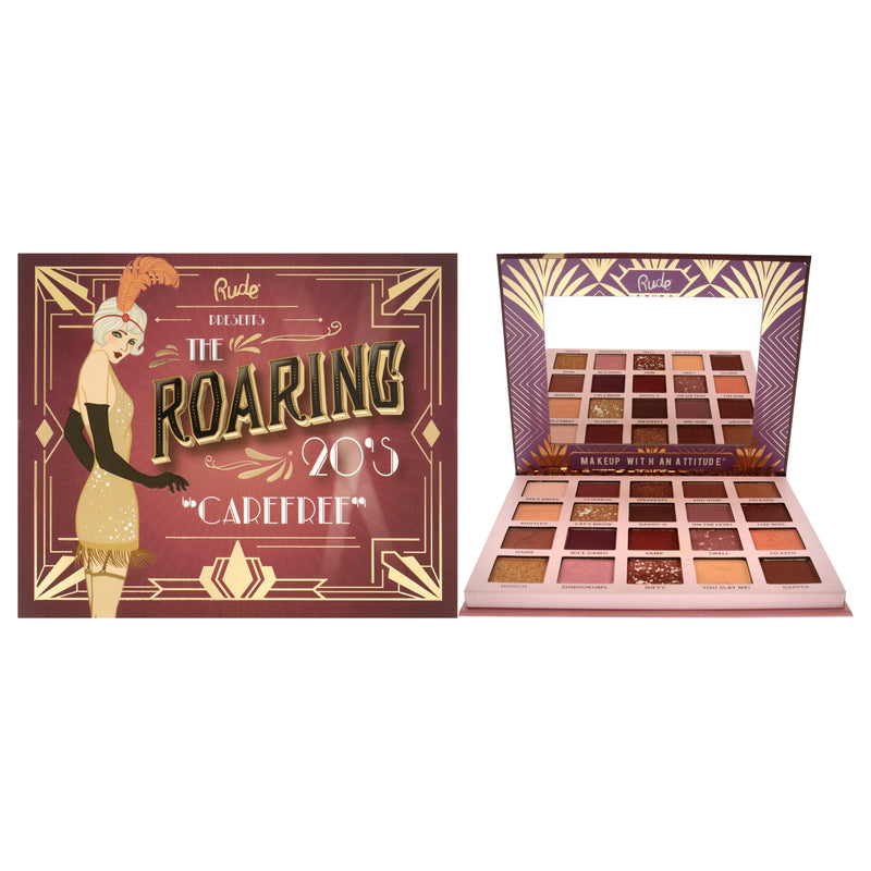 Rude Cosmetics The Roaring 20s Eyeshadow Palette - Carefree by Rude Cosmetics for Women - 0.85 oz Eye Shadow