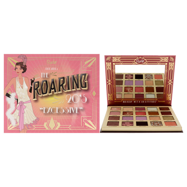 Rude Cosmetics The Roaring 20s Eyeshadow Palette - Excessive by Rude Cosmetics for Women - 0.84 oz Eye Shadow