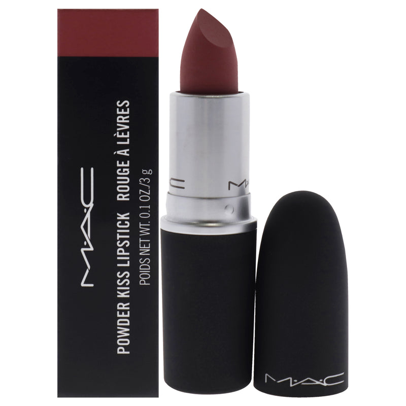 MAC Powder Kiss Lipstick - 930 Brickthrough by MAC for Women - 0.10 oz Lipstick