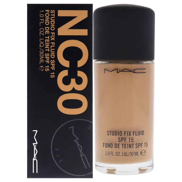 MAC Studio Fix Fluid SPF 15 - NC30 by MAC for Women - 1 oz Foundation