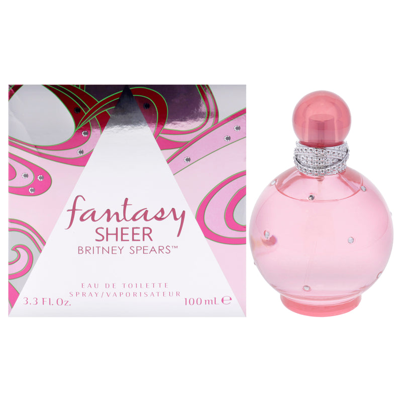 Britney Spears Fantasy Sheer by Britney Spears for Women - 3.3 oz EDT Spray