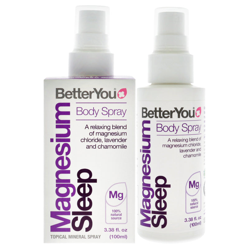 BetterYou Magnesium Sleep Body Spray by BetterYou for Unisex - 3.38 oz Body Spray