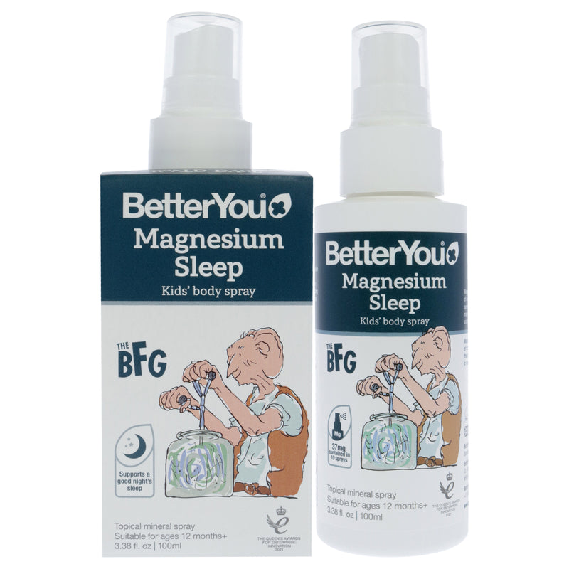 BetterYou Magnesium Sleep Body Spray by BetterYou for Kids - 3.38 oz Body Spray