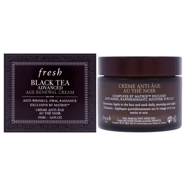 Fresh Black Tea Advanced Age Renewal Cream by Fresh for Women - 1.7 oz Cream