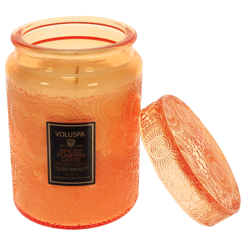 Voluspa Spiced Pumpkin Latte - Large by Voluspa for Unisex - 18 oz Candle