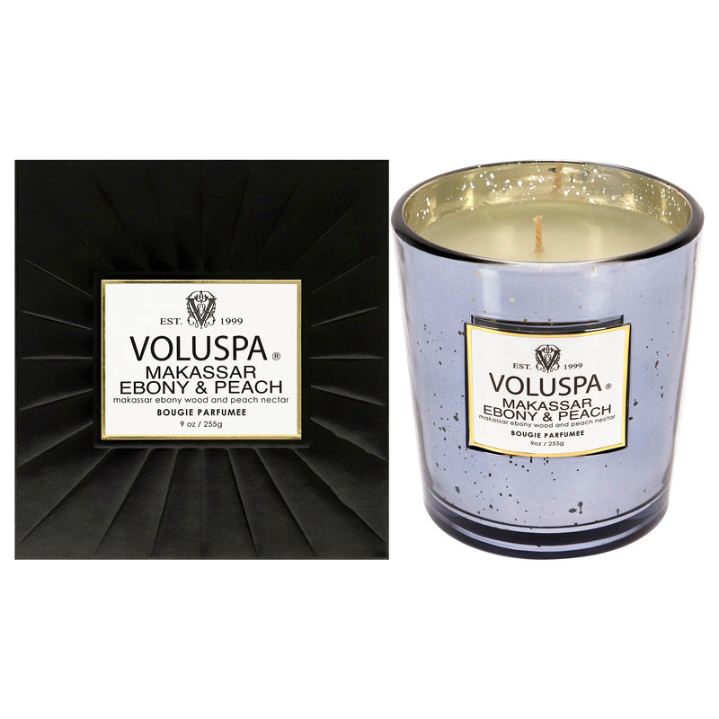 Voluspa Makassar Ebony and Peach by Voluspa for Unisex - 9 oz Candle