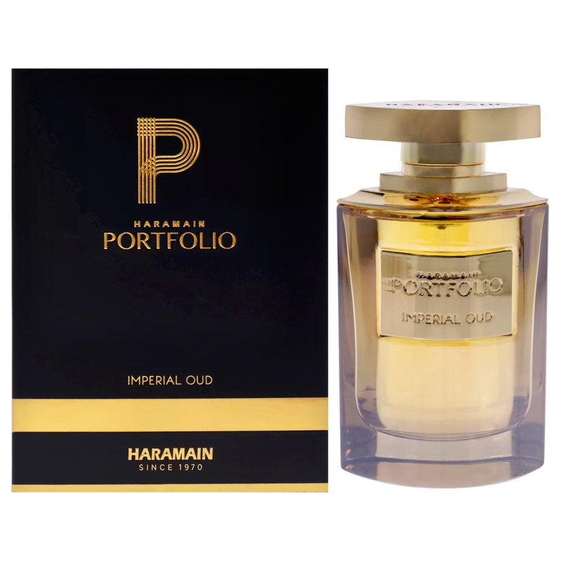 Al Haramain Portfolio Imperial Oud by Al Haramain for Men - 2.5 oz EDP Spray