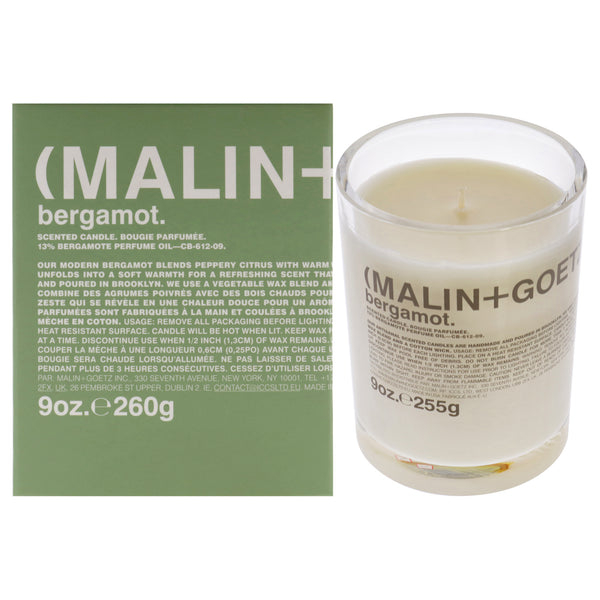 MALIN+GOETZ Scented Candle - Bergamot by Malin + Goetz for Unisex - 9 oz Candle