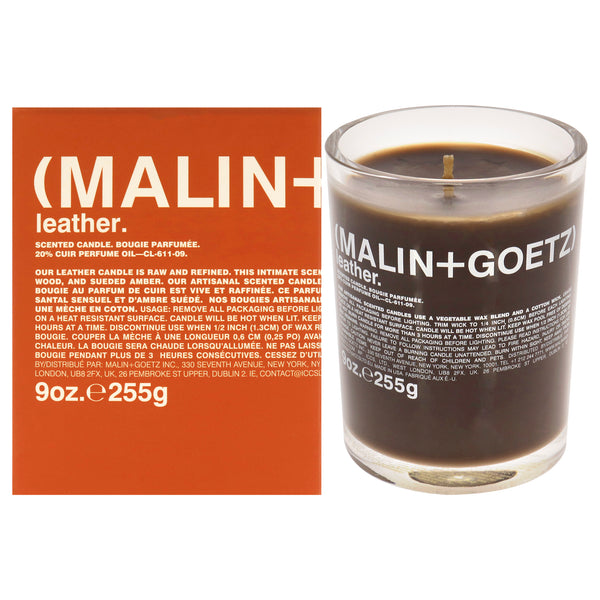 MALIN+GOETZ Scented Candle - Leather by Malin + Goetz for Unisex - 9 oz Candle