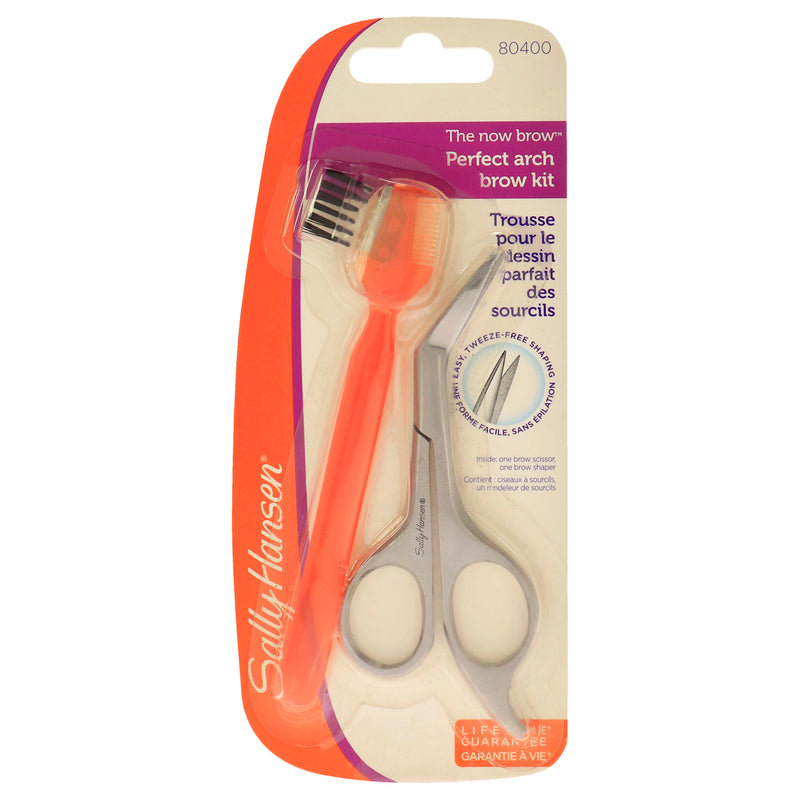 Sally Hansen Perfect Arch Brow Kit - 80400 by Sally Hansen for Unisex - 2 Pc Scissor, Shaper