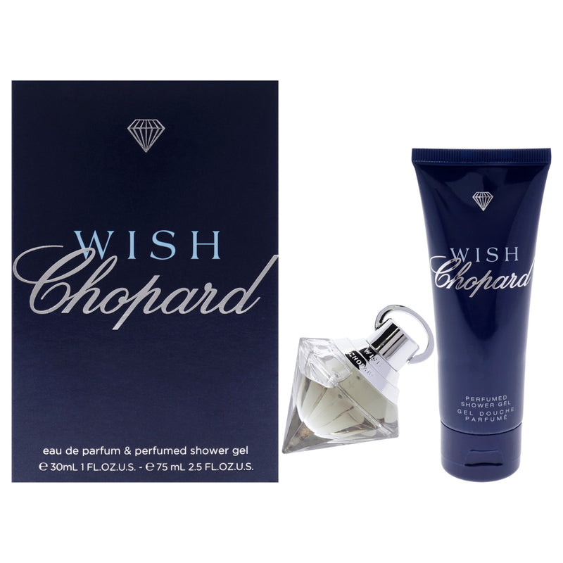 Chopard Wish by Chopard for Women - 2 Pc Gift Set 1oz EDP Spray, 2.5oz Perfumed Shower Gel