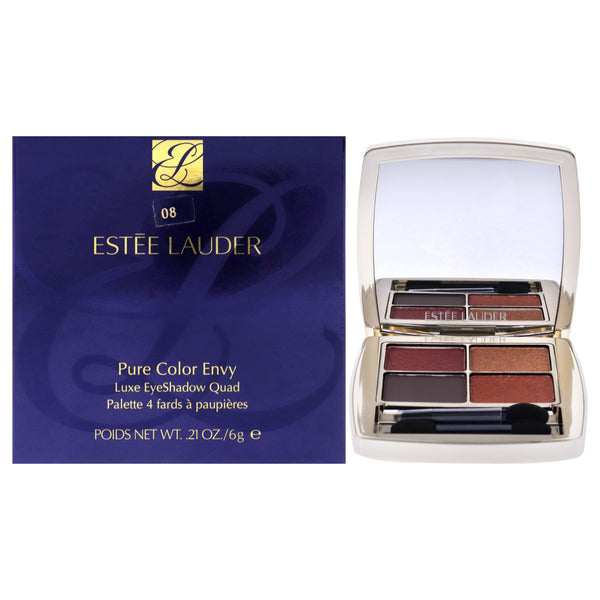 Estee Lauder Pure Color Envy Luxe Eyeshadow Quad - 08 Wild Earth by Estee Lauder for Women - 0.21 oz Eye Shadow