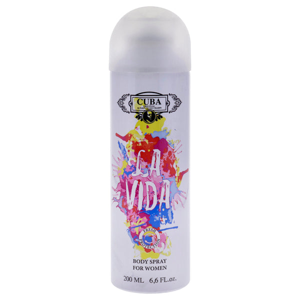 Cuba La Vida by Cuba for Women - 6.6 oz Body Spray