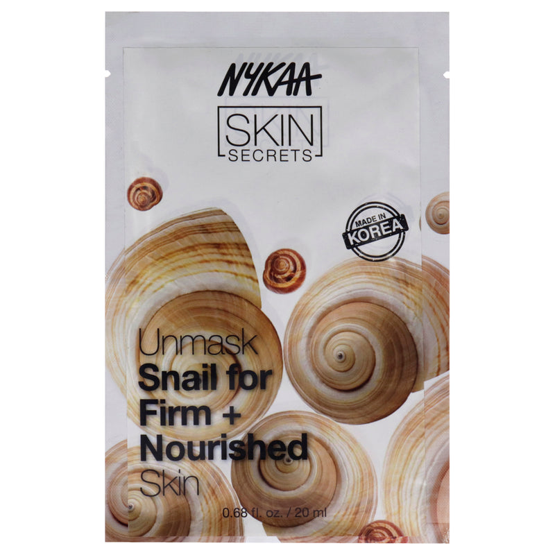 Nykaa Naturals Skin Secrets Sheet Mask - Snail by Nykaa Naturals for Women - 1 Pc Mask