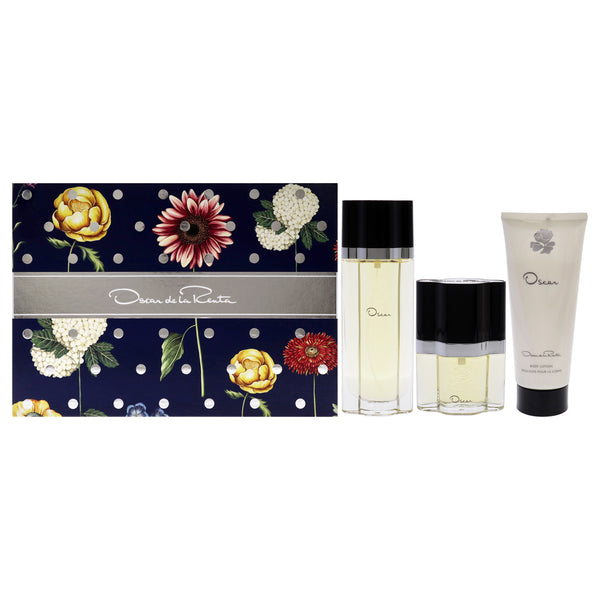 Oscar De La Renta Oscar De La Renta by Oscar De La Renta for Women - 3 Pc Gift Set 3.4oz EDT Spray, 1oz EDT Spray, 3.4oz Body Lotion