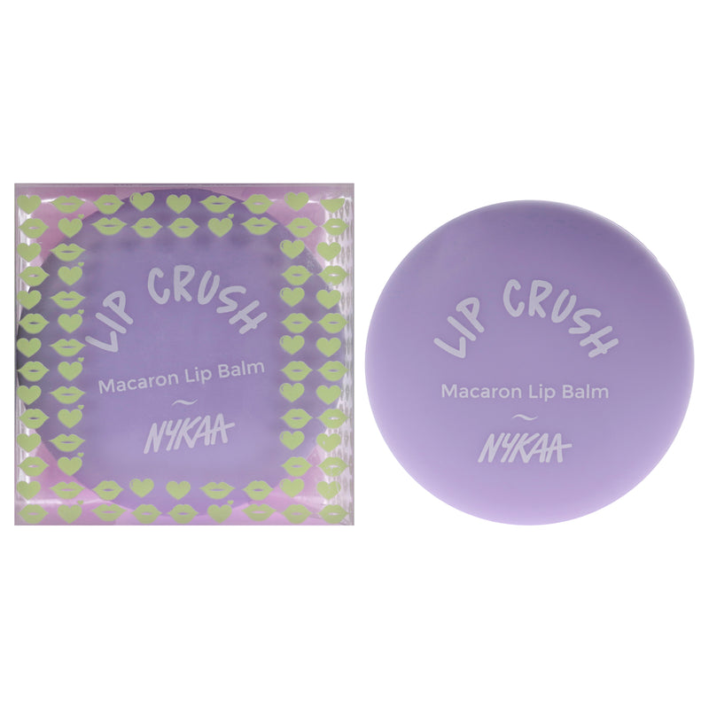 Nykaa Cosmetics Lip Crush Macaron Lip Balm - 01 Blueberry by Nykaa Cosmetics for Women - 0.28 oz Lip Balm