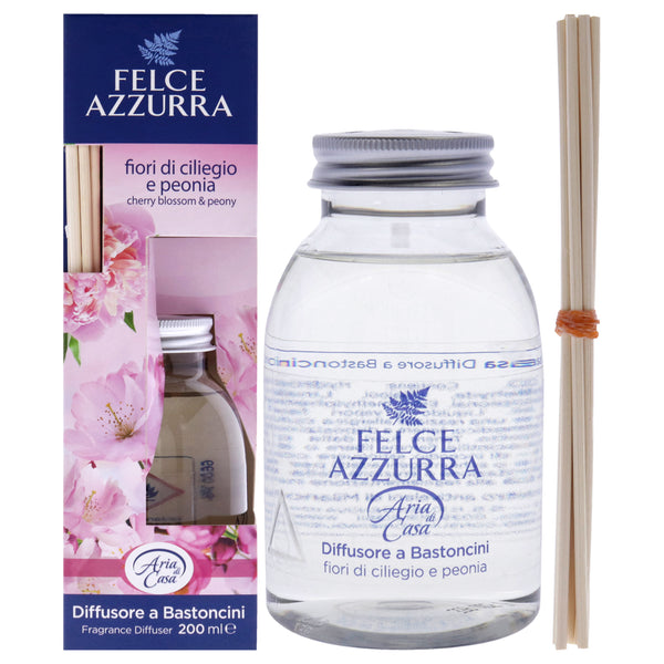 Felce Azzurra Cherry Blossom and Peony Fragrance Diffuser by Felce Azzurra for Unisex - 6.7 oz Diffuser