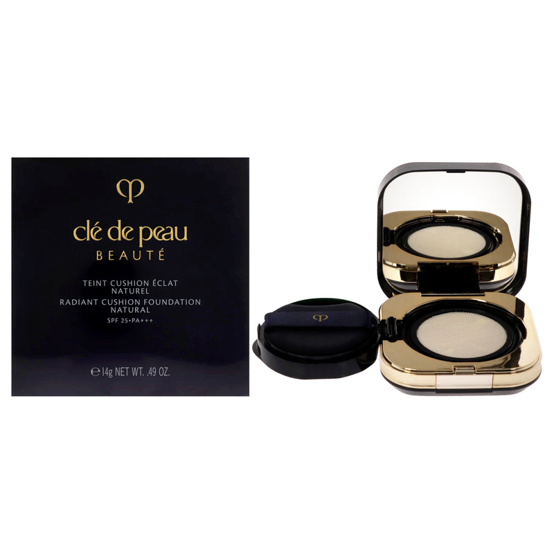 Cle De Peau Radiant Cushion Foundation Natural SPF 25 PA Plus - O10 Light Medium Ocher by Cle De Peau for Women - 0.49 oz Foundation