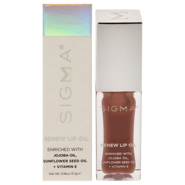 SIGMA Renew Lip Oil - Tint by SIGMA for Women - 0.18 oz Lip Oil