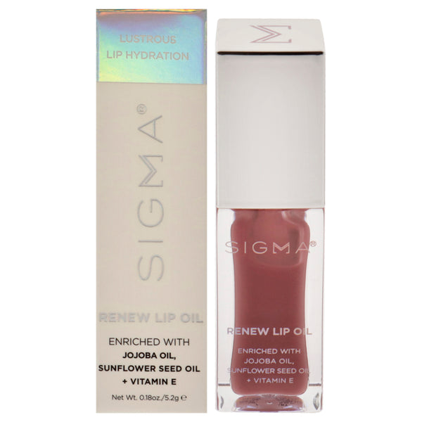 SIGMA Renew Lip Oil - All Heart by SIGMA for Women - 0.18 oz Lip Oil