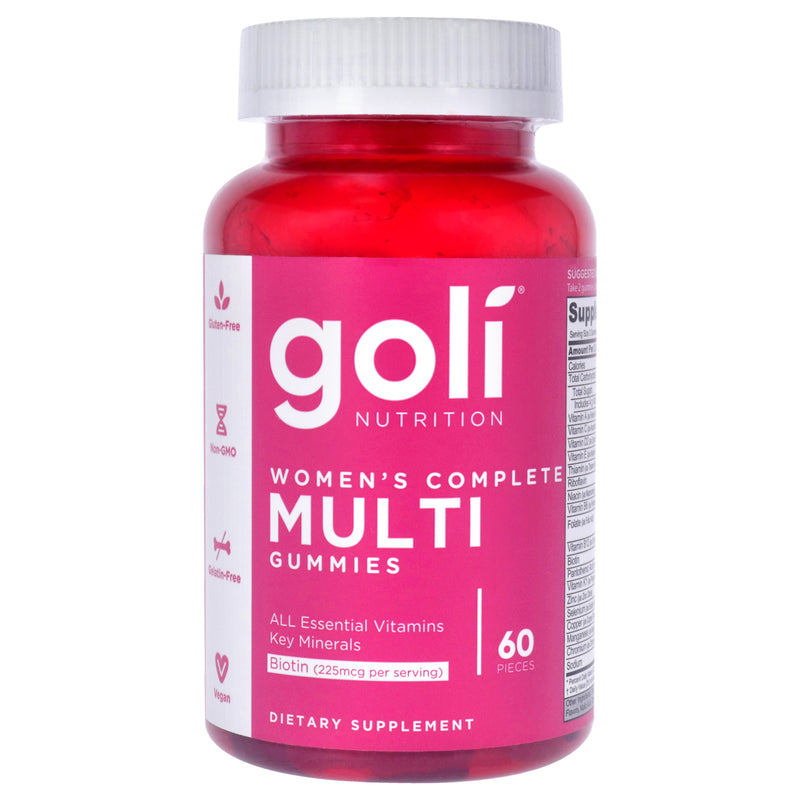 Goli Womens Complete Multi Gummies by Goli for Women - 60 Count Dietary Supplement