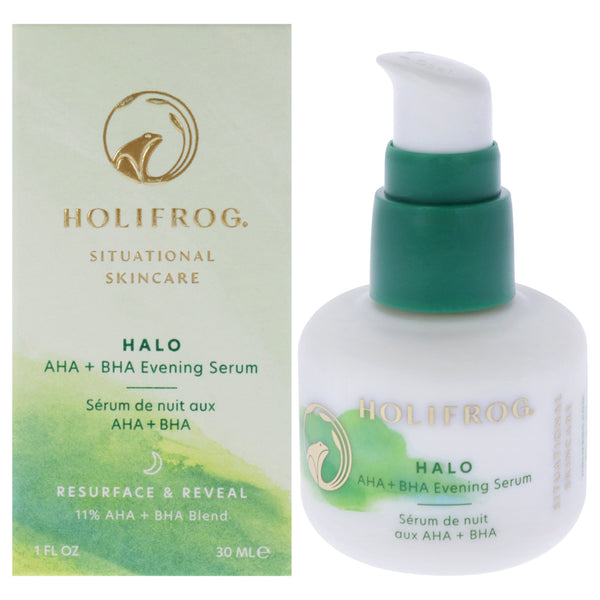 HoliFrog Halo AHA Plus BHA Evening Serum by HoliFrog for Women - 1 oz Serum