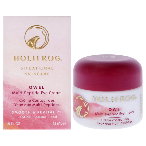 HoliFrog Owel Mulit-Peptide Eye Cream by HoliFrog for Women - 0.5 oz Cream