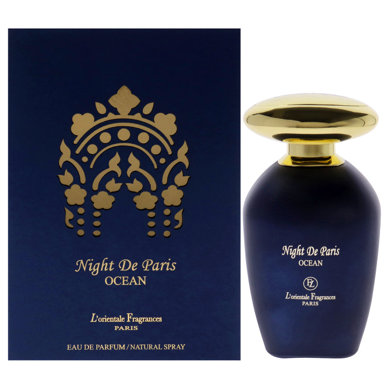 LOrientale Fragrances Night De Paris Ocean by LOrientale Fragrances for Unisex - 3.3 oz EDP Spray