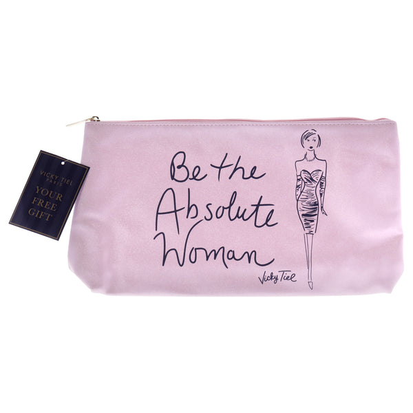 Vicky Tiel Be The Absolute - Pink by Vicky Tiel for Women - 1 Pc Cosmetic Bag