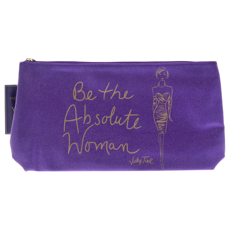 Vicky Tiel Be The Absolute - Purple by Vicky Tiel for Women - 1 Pc Cosmetic Bag