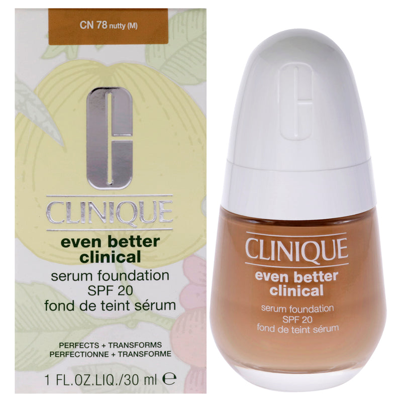 Clinique Even Better Clinical Serum Foundation SPF 20 - CN 78 Nutty by Clinique for Women - 1 oz Foundation