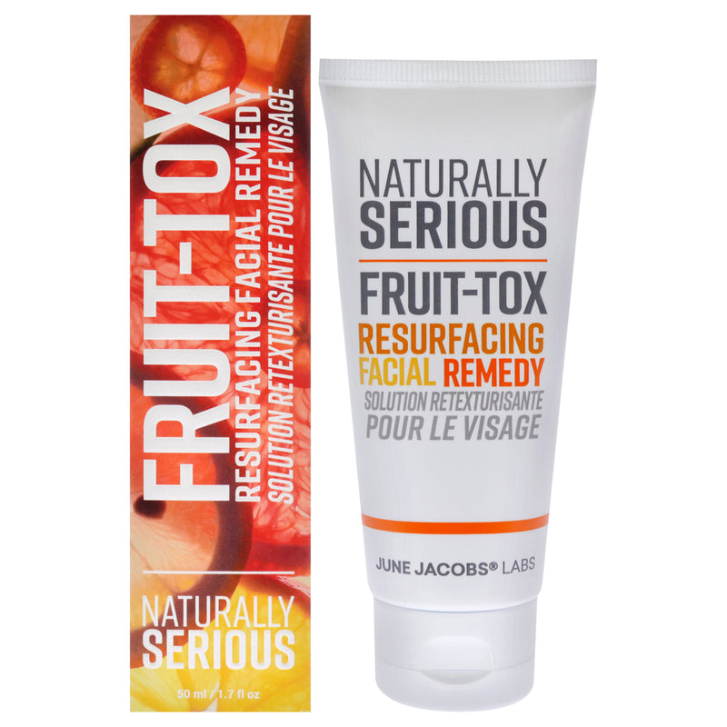 Naturally Serious Fruit-Tox Resurfacing Facial Remedy by Naturally Serious for Unisex - 1.7 oz Exfoliator