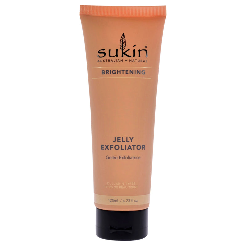 Sukin Brightening Jelly Exfoliator by Sukin for Women - 4.23 oz Exfoliator