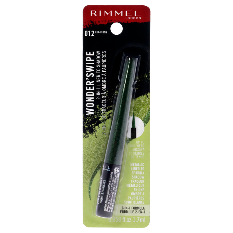 Rimmel London Wonder Swipe 2-in-1 Liner to Shadow - 012 Kha-Ching by Rimmel London for Women - 0.058 oz Eyeliner